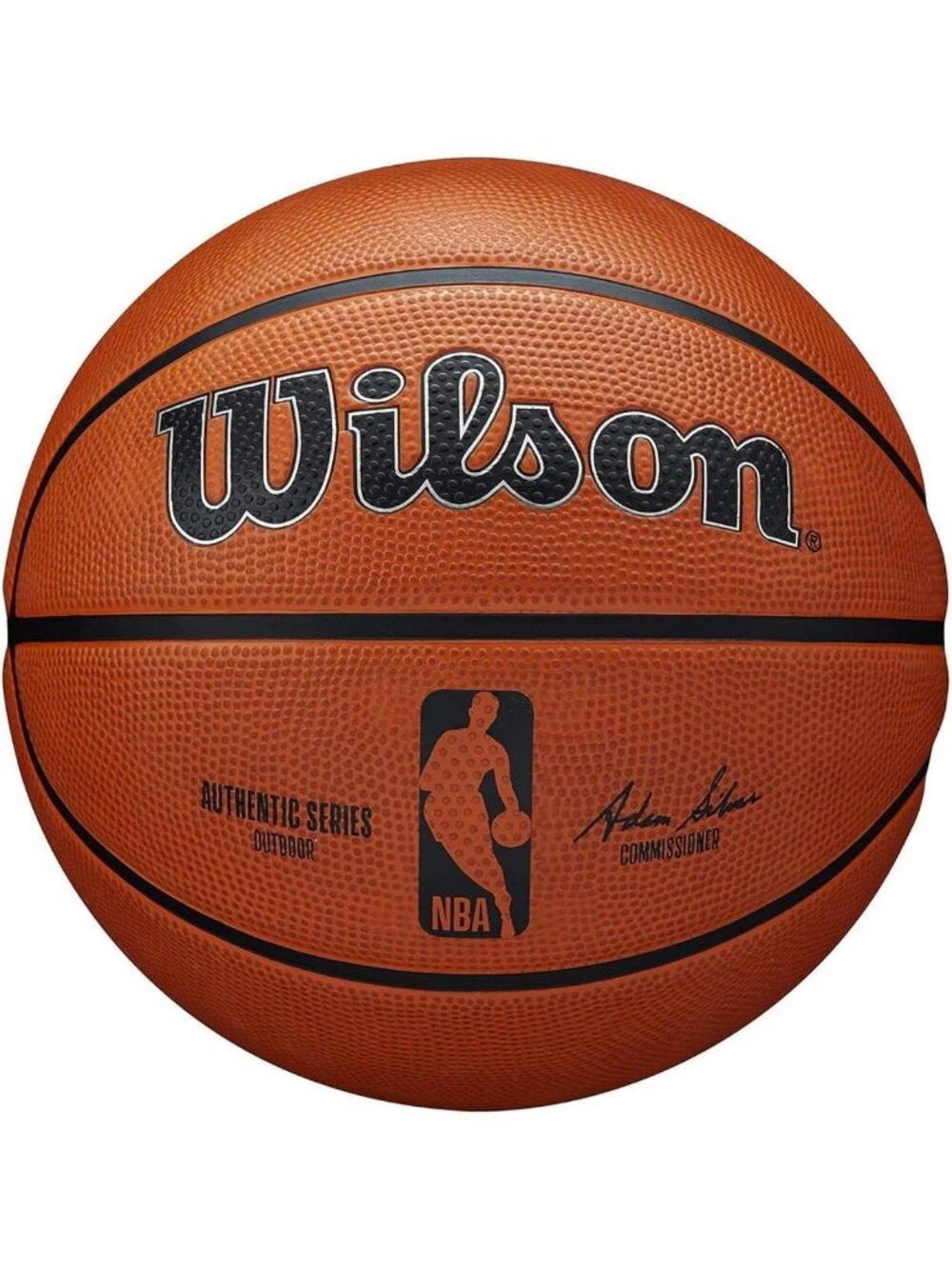 Authentic Outdoor Basketball - NBA Approved, Durable, Perfect for Courts & Play